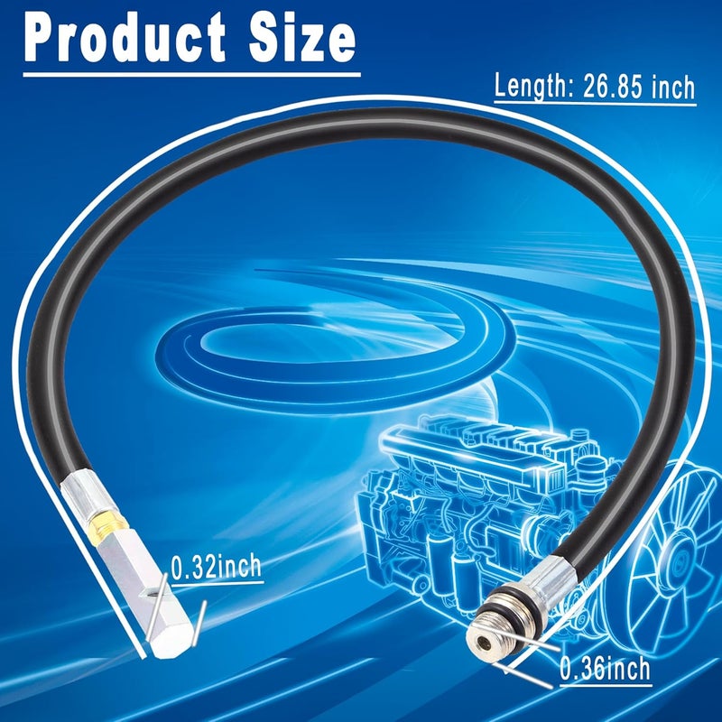 FullMayPro 8016MRG Tdc Whistle Thread Top Dead Center Indicator Center Top Dead Whistler,Replace 8016MRG 33650 7880,With gasket, sealing tape - Image 2